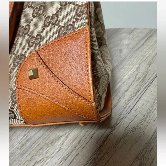 Gucci Tan and Brown Tote Bag - Picture 9 of 13